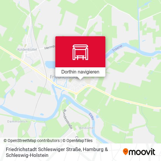 Friedrichstadt Schleswiger Straße Karte