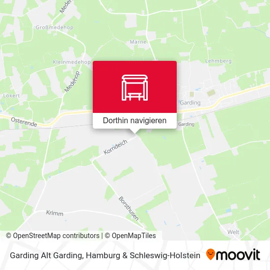 Garding Alt Garding Karte