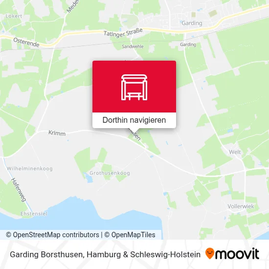 Garding Borsthusen Karte