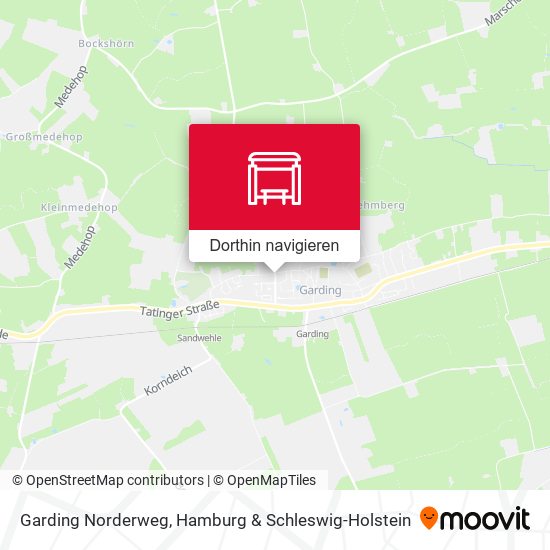 Garding Norderweg Karte