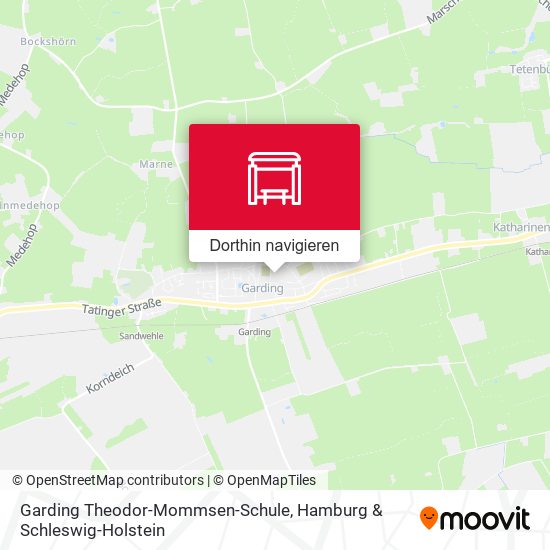Garding Theodor-Mommsen-Schule Karte