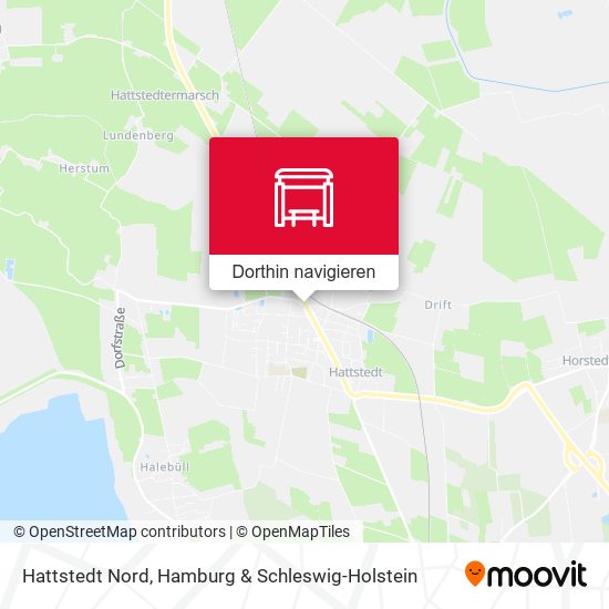 Hattstedt Nord Karte