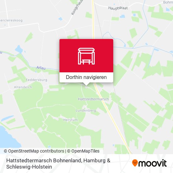 Hattstedtermarsch Bohnenland Karte