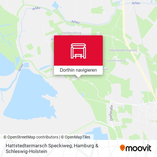 Hattstedtermarsch Speckiweg Karte