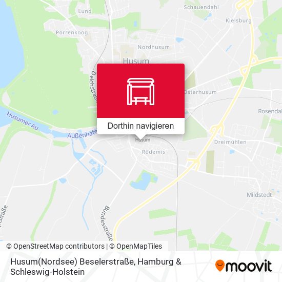 Husum(Nordsee) Beselerstraße Karte