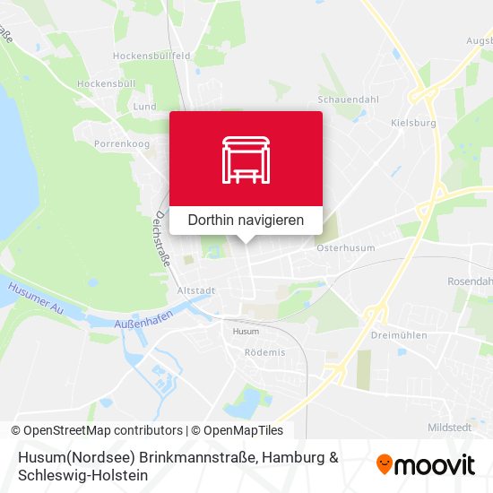 Husum(Nordsee) Brinkmannstraße Karte