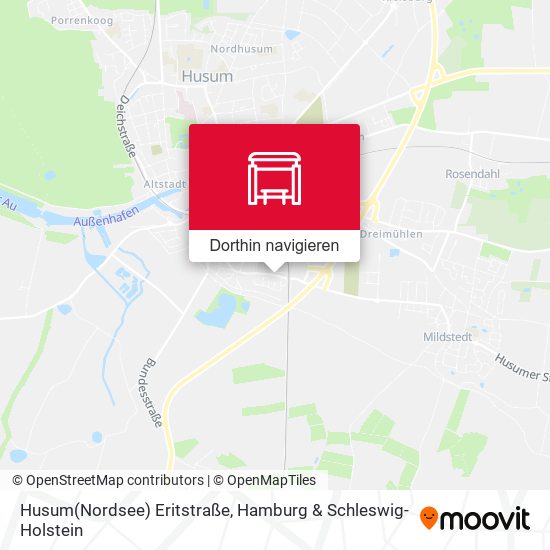 Husum(Nordsee) Eritstraße Karte