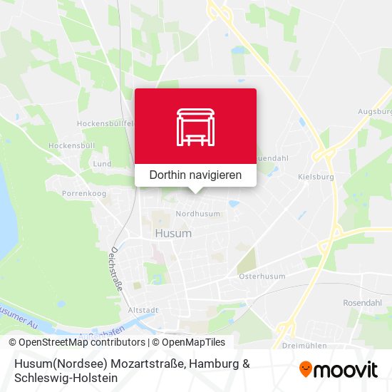 Husum(Nordsee) Mozartstraße Karte