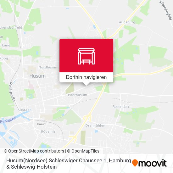 Husum(Nordsee) Schleswiger Chaussee 1 Karte