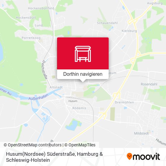 Husum(Nordsee) Süderstraße Karte
