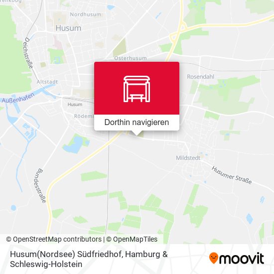Husum(Nordsee) Südfriedhof Karte