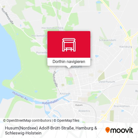 Husum(Nordsee) Adolf-Brütt-Straße Karte