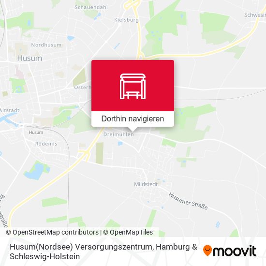 Husum(Nordsee) Versorgungszentrum Karte