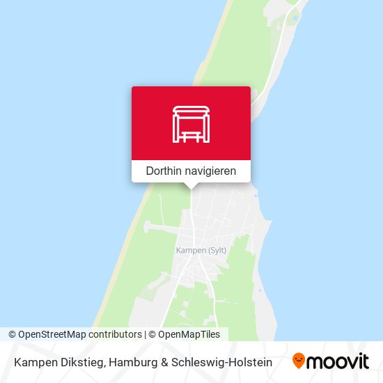 Kampen Dikstieg Karte