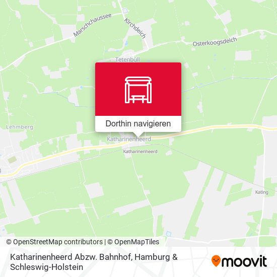 Katharinenheerd Abzw. Bahnhof Karte