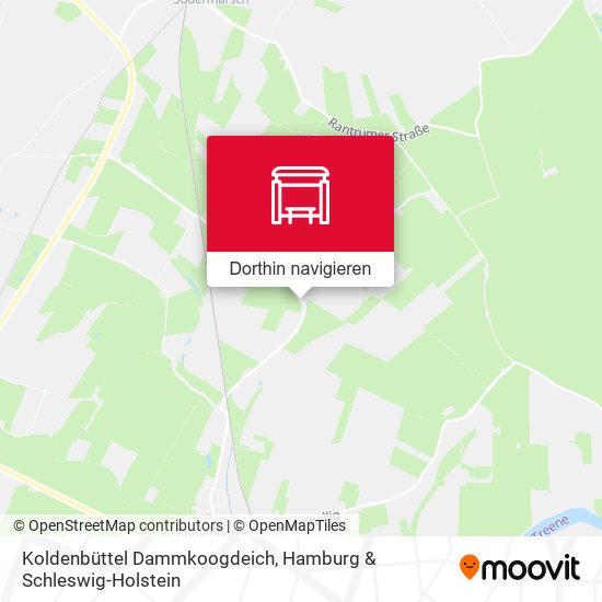 Koldenbüttel Dammkoogdeich Karte