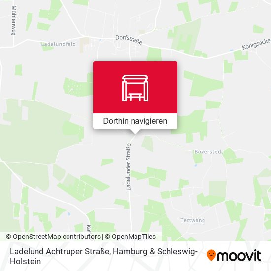 Ladelund Achtruper Straße Karte