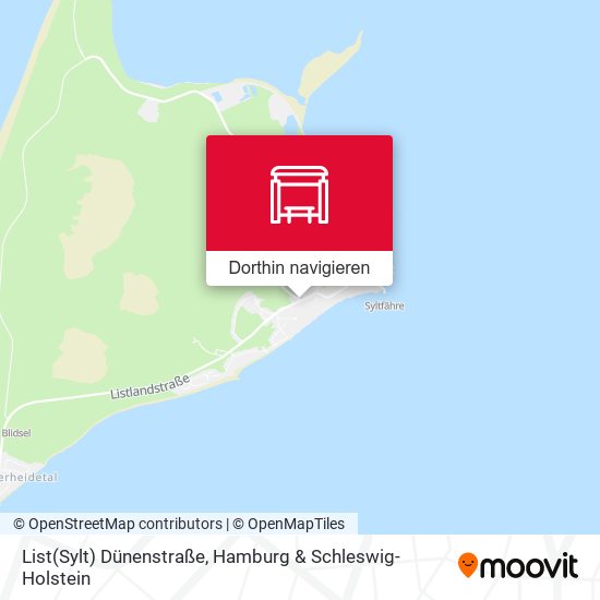 List(Sylt) Dünenstraße Karte