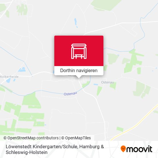 Löwenstedt Kindergarten/Schule Karte