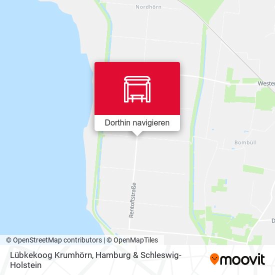 Lübkekoog Krumhörn Karte