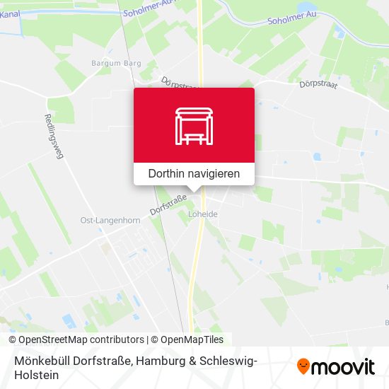 Mönkebüll Dorfstraße Karte