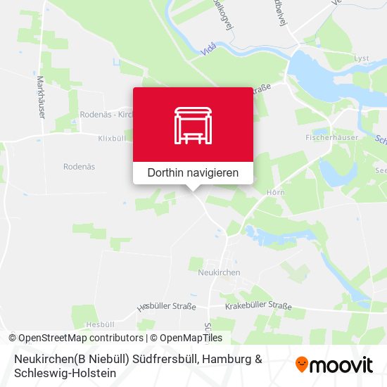 Neukirchen(B Niebüll) Südfrersbüll Karte