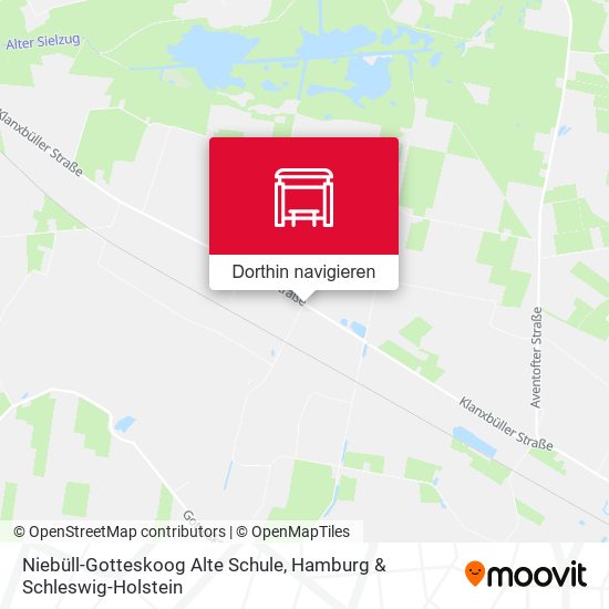 Niebüll-Gotteskoog Alte Schule Karte