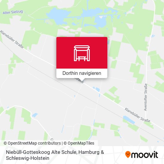 Niebüll-Gotteskoog Alte Schule Karte