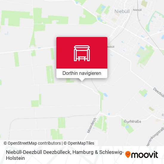 Niebüll-Deezbüll Deezbülleck Karte