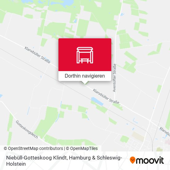 Niebüll-Gotteskoog Klindt Karte