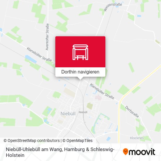 Niebüll-Uhlebüll am Wang Karte