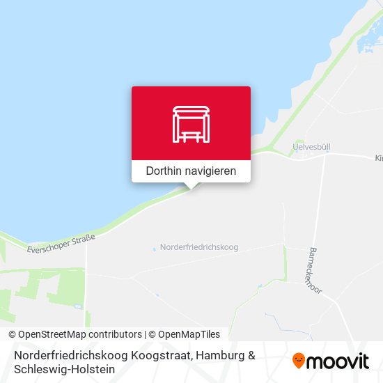 Norderfriedrichskoog Koogstraat Karte