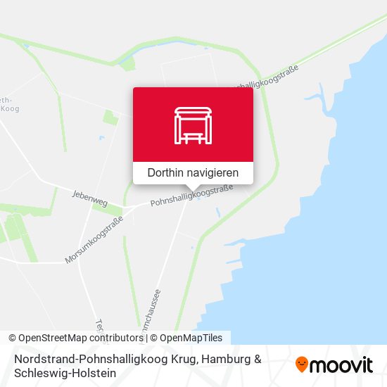Nordstrand-Pohnshalligkoog Krug Karte