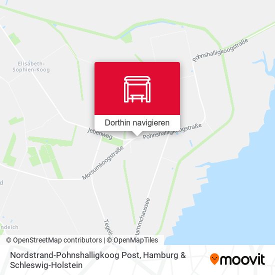 Nordstrand-Pohnshalligkoog Post Karte