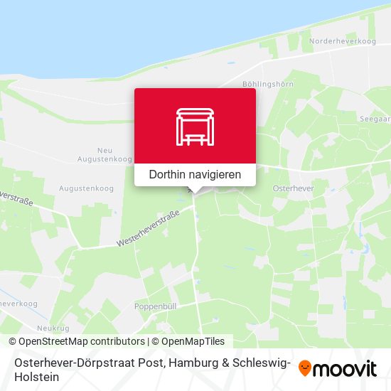 Osterhever-Dörpstraat Post Karte