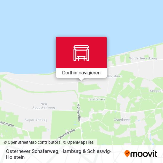 Osterhever Schäferweg Karte