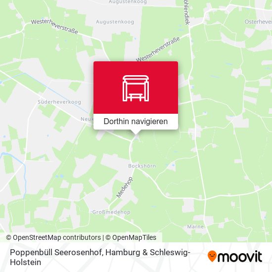 Poppenbüll Seerosenhof Karte