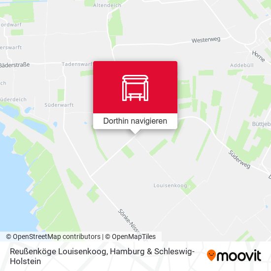 Reußenköge Louisenkoog Karte