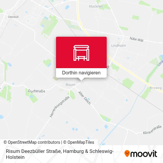 Risum Deezbüller Straße Karte