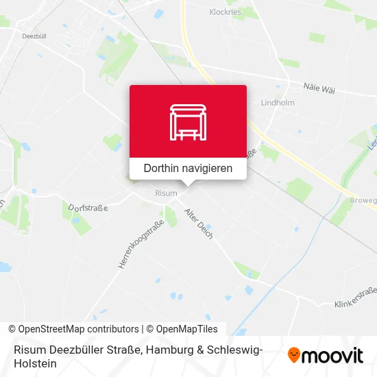 Risum Deezbüller Straße Karte