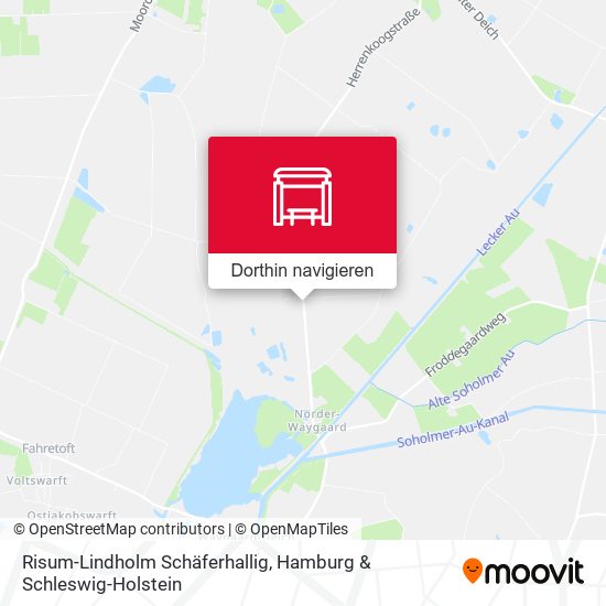 Risum-Lindholm Schäferhallig Karte