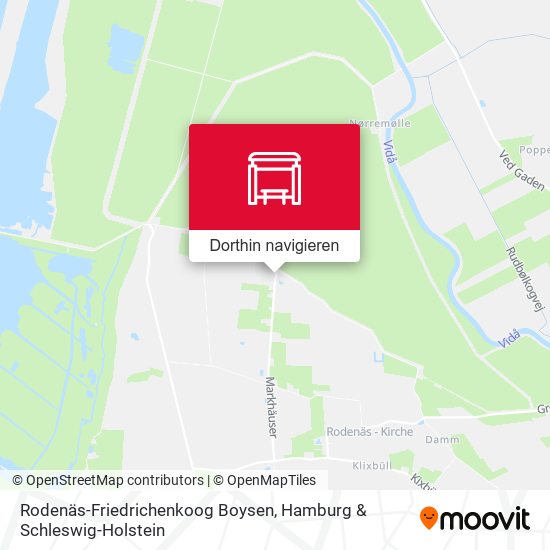 Rodenäs-Friedrichenkoog Boysen Karte