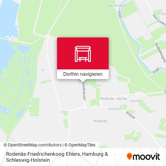 Rodenäs-Friedrichenkoog Ehlers Karte