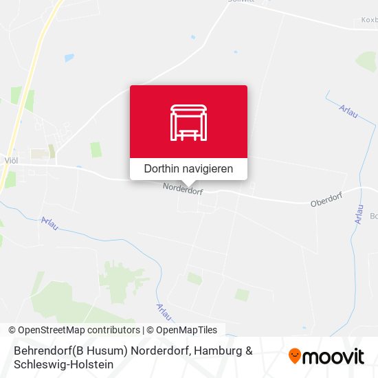 Behrendorf(B Husum) Norderdorf Karte