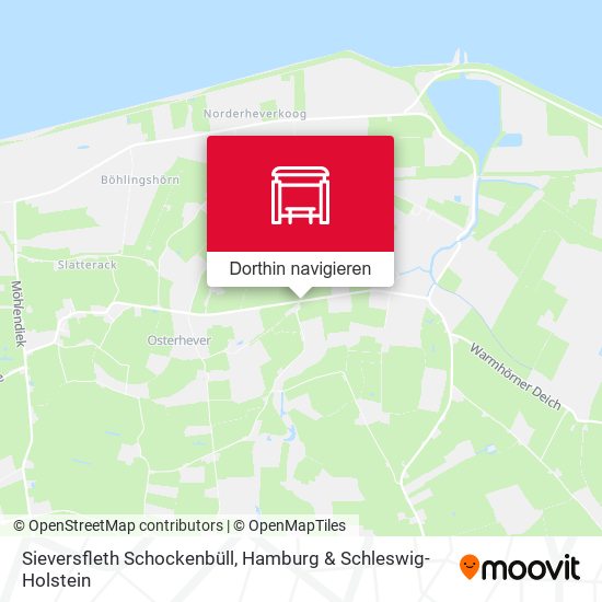 Sieversfleth Schockenbüll Karte