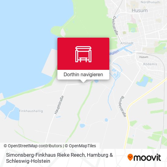 Simonsberg-Finkhaus Rieke Reech Karte