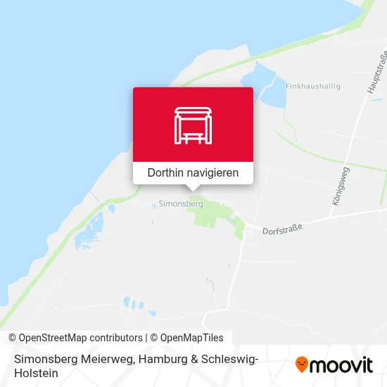 Simonsberg Meierweg Karte