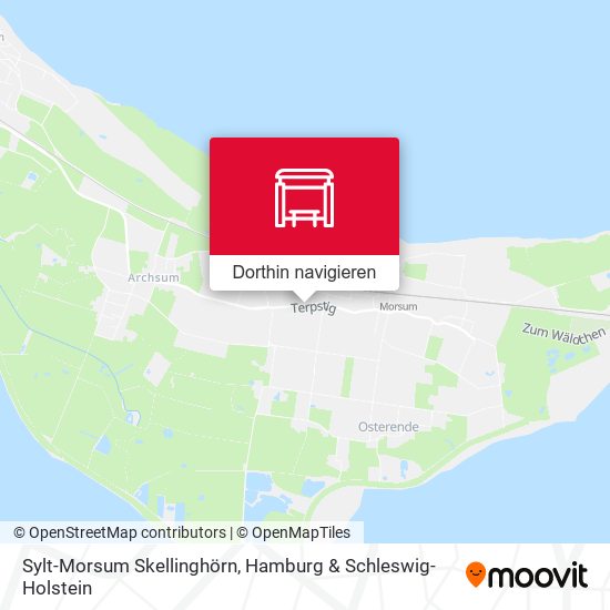 Sylt-Morsum Skellinghörn Karte