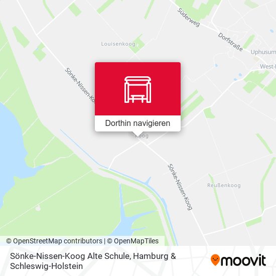 Sönke-Nissen-Koog Alte Schule Karte