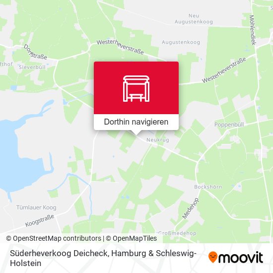 Süderheverkoog Deicheck Karte